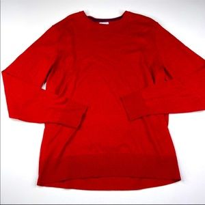 Old Navy Sweater Crew Neck Orange Comfy Soft New